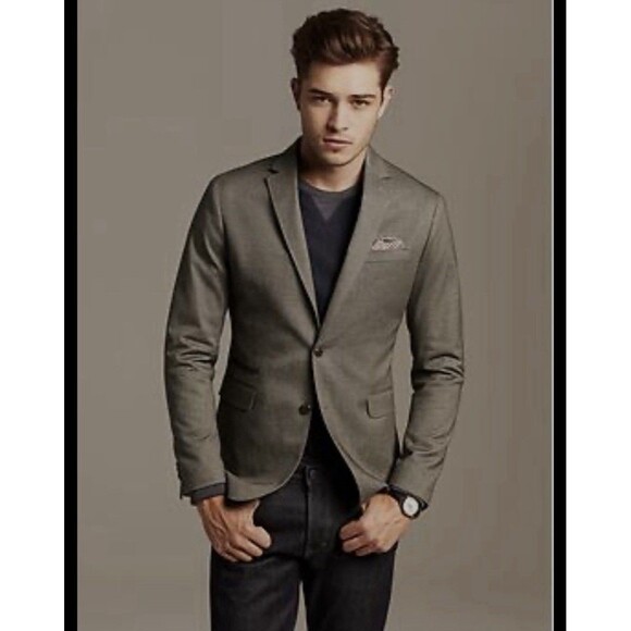 Banana Republic Heritage Collection Slim Brown Wool Blazer Men’s 42 Long
